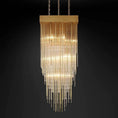 Load image into Gallery viewer, Cascade Square Chandelier 21"