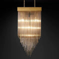 Load image into Gallery viewer, Cascade Square Chandelier 30"
