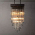Load image into Gallery viewer, Cascade Square Chandelier 30"