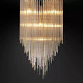 Load image into Gallery viewer, Cascade Square Chandelier 30"