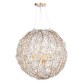 Load image into Gallery viewer, Cherishy 8 Lights Spherical Chandelier 30"