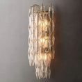 Load image into Gallery viewer, Chiala Clear Glass Grand Wall Sconce