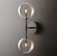 Load image into Gallery viewer, Clear Globe Linear Sconce