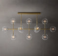 Charger l'image dans la visionneuse de la galerie, Clear Globe Mobile Linear Chandelier
