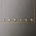 Load image into Gallery viewer, Crystal Ball Linear Chandelier 60"
