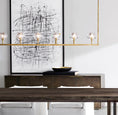 Load image into Gallery viewer, Crystal Ball Linear Chandelier 48"