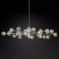 Load image into Gallery viewer, Crystal Ball Oval Chandelier 72"