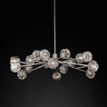 Load image into Gallery viewer, Crystal Ball Round Chandelier 48"