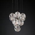 Load image into Gallery viewer, Crystal Ball Round Cluster Chandelier 14"
