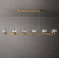 Load image into Gallery viewer, Demoulin Double Linear Chandelier 72"