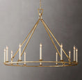 Load image into Gallery viewer, Dickens 19th C. English Openwork Round Chandelier 50"