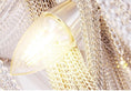 Load image into Gallery viewer, Elisa Luxury Double-Layer Aluminum Chain Tassel Chandelier