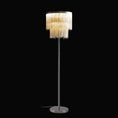 Load image into Gallery viewer, Elisa Luxury Hardware Aluminum Chain Tassel Floor Lamp(SINGLE-LAYER/DOUBLE-DECK)