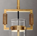 Load image into Gallery viewer, Everett Machinist Glass Cylinder Pendant