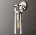 Load image into Gallery viewer, Everett Machinist Glass Cylinder Sconce 12"