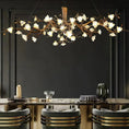 Load image into Gallery viewer, Flower Bloom Branch Brass Chandelier