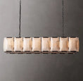 Load image into Gallery viewer, Harlynn Calcite Rectangular Chandelier 54"