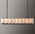 Load image into Gallery viewer, Harlynn Calcite Rectangular Chandelier 62"