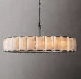 Load image into Gallery viewer, Harlynn Calcite Round Chandelier 60"