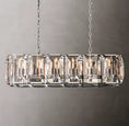 Load image into Gallery viewer, Harlynn Crystal Rectangular Chandelier 42"
