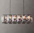 Load image into Gallery viewer, Harlynn Crystal Rectangular Chandelier 42"