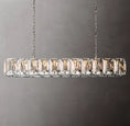 Load image into Gallery viewer, Harlynn Crystal Rectangular Chandelier 74"