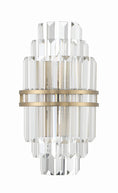 Load image into Gallery viewer, Kawu Crystal 2 Light Wall Sconce