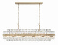 Load image into Gallery viewer, Kawu Rectangular Crystal 16 Light Chandelier
