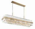 Load image into Gallery viewer, Kawu Rectangular Crystal 16 Light Chandelier