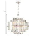 Load image into Gallery viewer, Kawu Round Crystal 12 Light Chandelier
