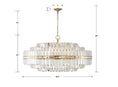 Load image into Gallery viewer, Kawu Round Crystal 32 Light Chandelier