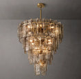 Charger l'image dans la visionneuse de la galerie, Ladonna Smoke Glass Tiered Chandelier 47"