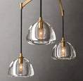 Load image into Gallery viewer, Mathias Hemisphere Linear Chandelier 54"