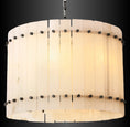 Load image into Gallery viewer, Murano Alabaster Round Chandelier 22"
