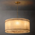 Load image into Gallery viewer, Murano Alabaster Round Chandelier 37"