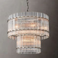Load image into Gallery viewer, Murano Two-Tier Round Chandelier 37"