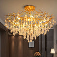 Load image into Gallery viewer, Orata Brass Chandelier