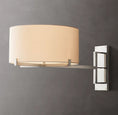 Load image into Gallery viewer, Pailloux Drum Shade Swing-Arm Sconce