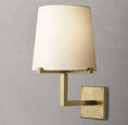 Load image into Gallery viewer, Pailloux Fabric Shade Grand Sconce