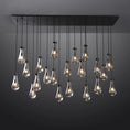 Load image into Gallery viewer, Raindrop Rectangular Chandelier 72