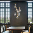 Load image into Gallery viewer, Raindrop Round Chandelier 18''