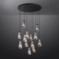Load image into Gallery viewer, Raindrop Round Chandelier 36''