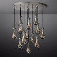 Load image into Gallery viewer, Raindrop Round Chandelier 36''