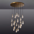 Load image into Gallery viewer, Raindrop Round Chandelier 47''