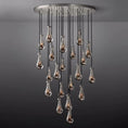 Load image into Gallery viewer, Raindrop Round Chandelier 47''