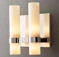 Load image into Gallery viewer, Raquelle Milk Glass Double Sconce