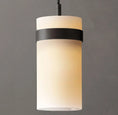 Load image into Gallery viewer, Raquelle Milk Glass Pendant 5"