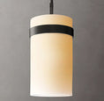 Load image into Gallery viewer, Raquelle Milk Glass Pendant 8"