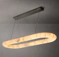 Load image into Gallery viewer, Riviera Bliss Oval Chandelier 57"