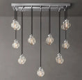 Load image into Gallery viewer, Rose Pearl Rectangular Chandelier 36"